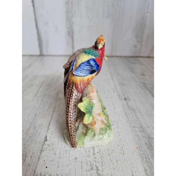 Vintage Japan pheasant bird ceramic figure decor - Picture 3 of 8